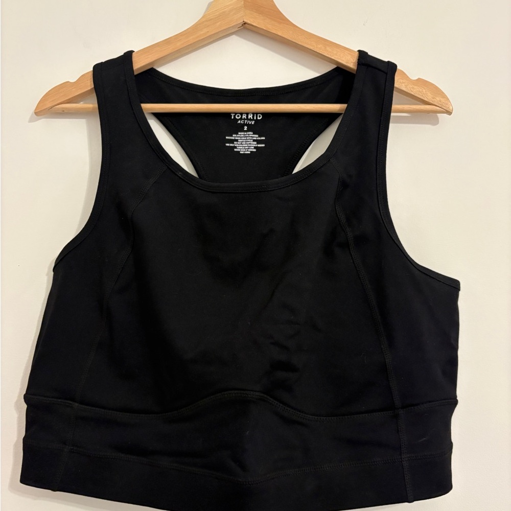 Torrid Active Black Sports Bra